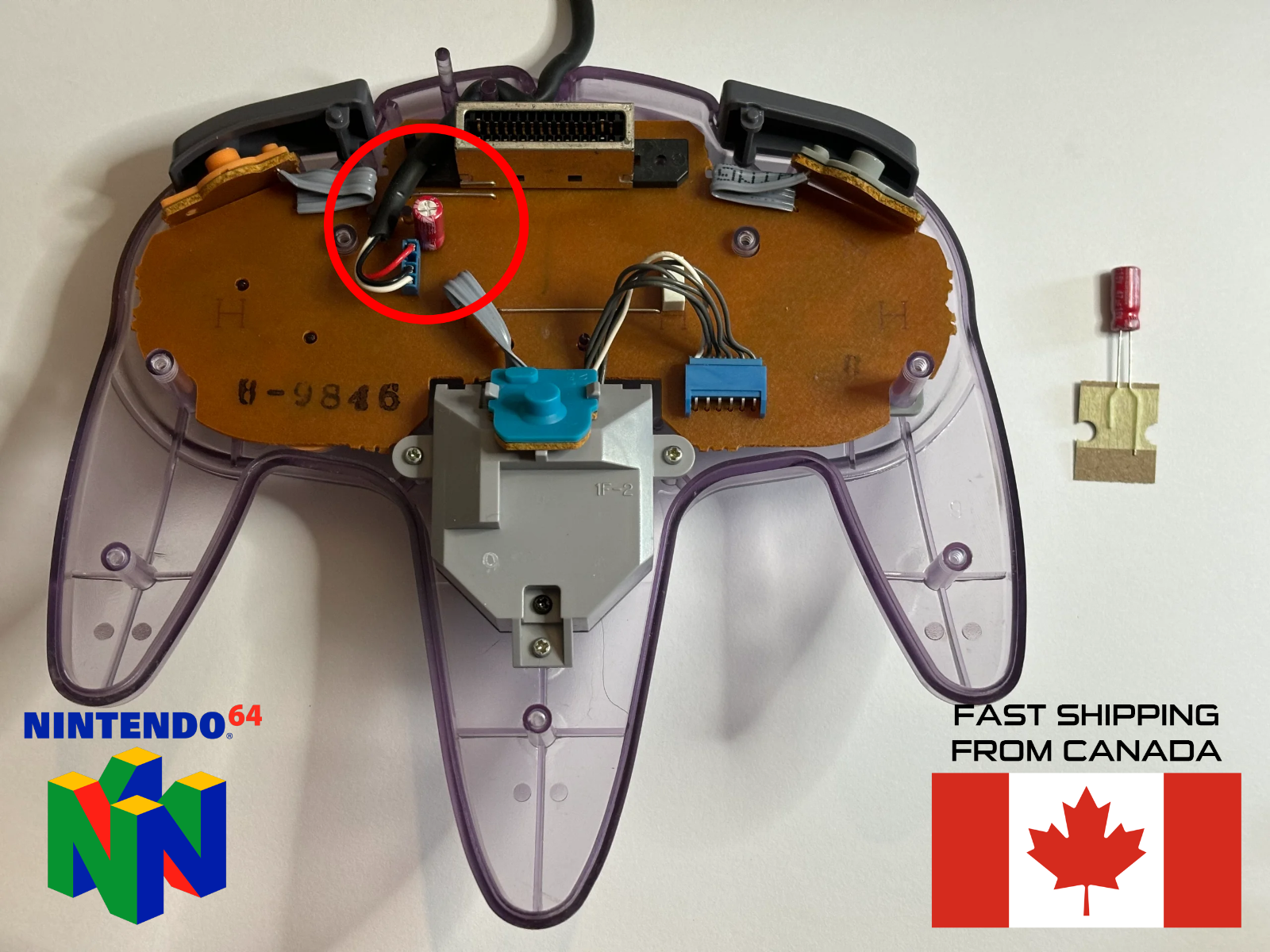 Nintendo 64 Controller Quality Replacement Capacitor