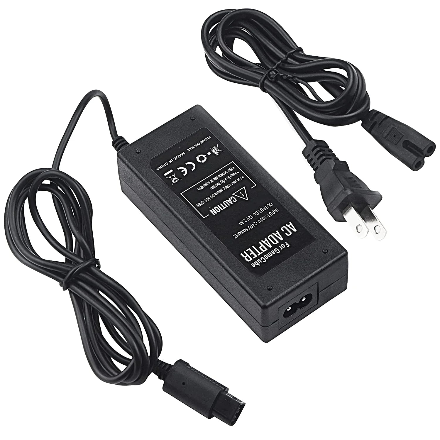 AV Composite Cable and Power Adapter Bundle for GameCube