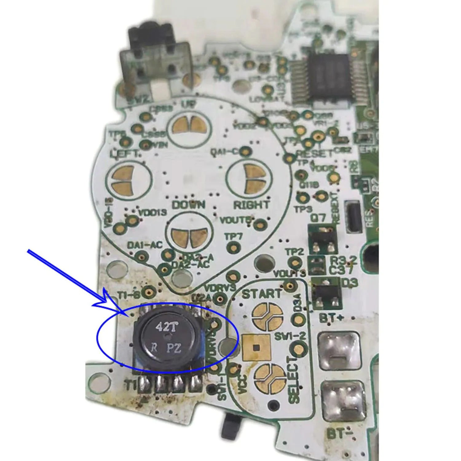 L1 Inductor / T1 Transformer (40T Transformer) for Game Boy Advance and Game Boy Advance SP