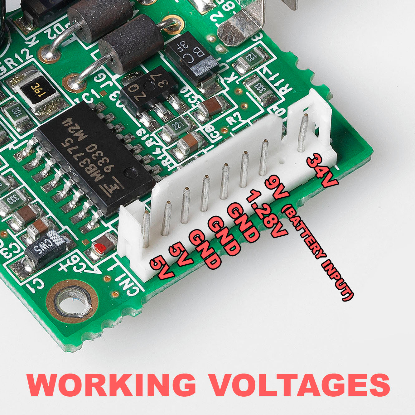 RetroSix Game Gear Power Board IC Repair Kit