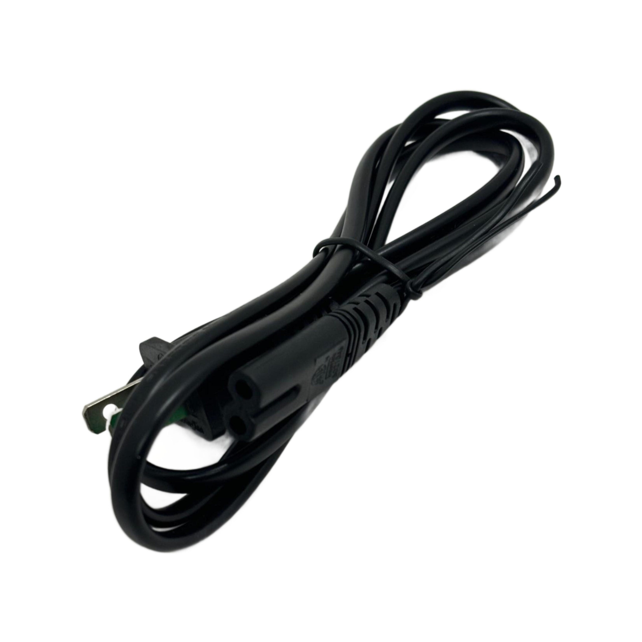 2 Pins Power Cable for Xbox and PlayStation consoles (US plug)