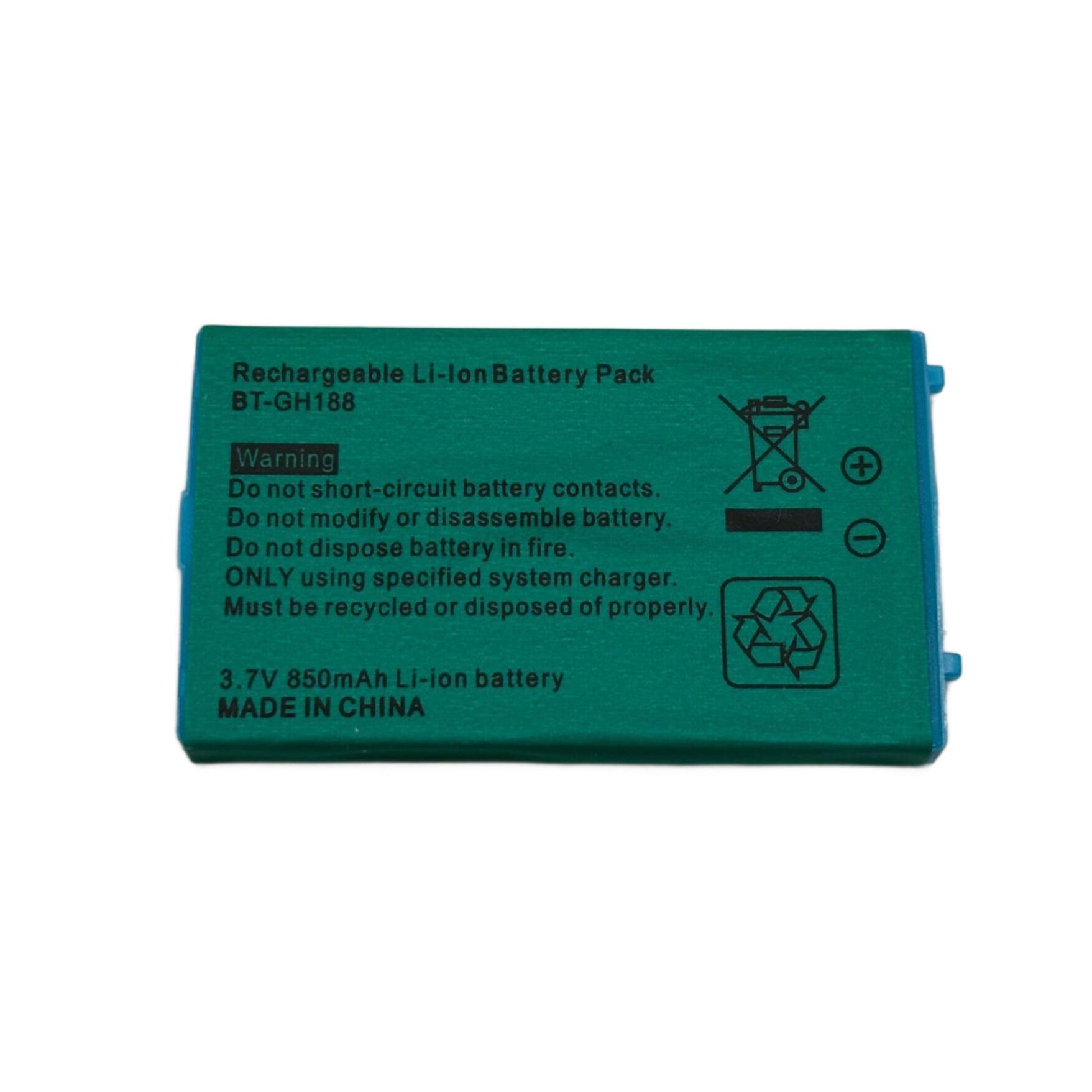 Rechargeable 850mAh Battery for Game Boy Advance SP (BT-GH188)