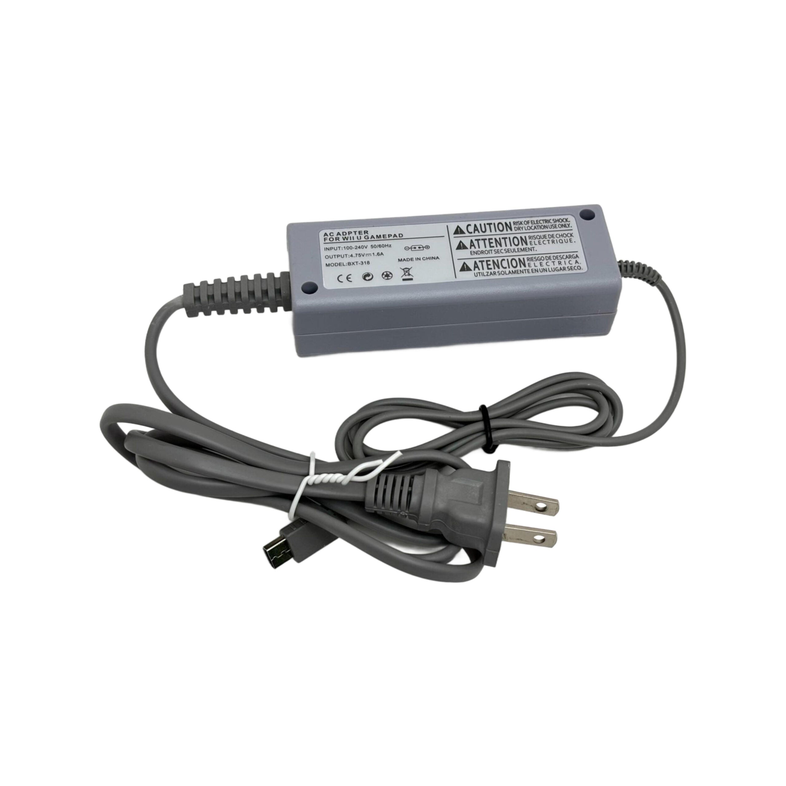 AC Charging Adapter for Wii U GamePad