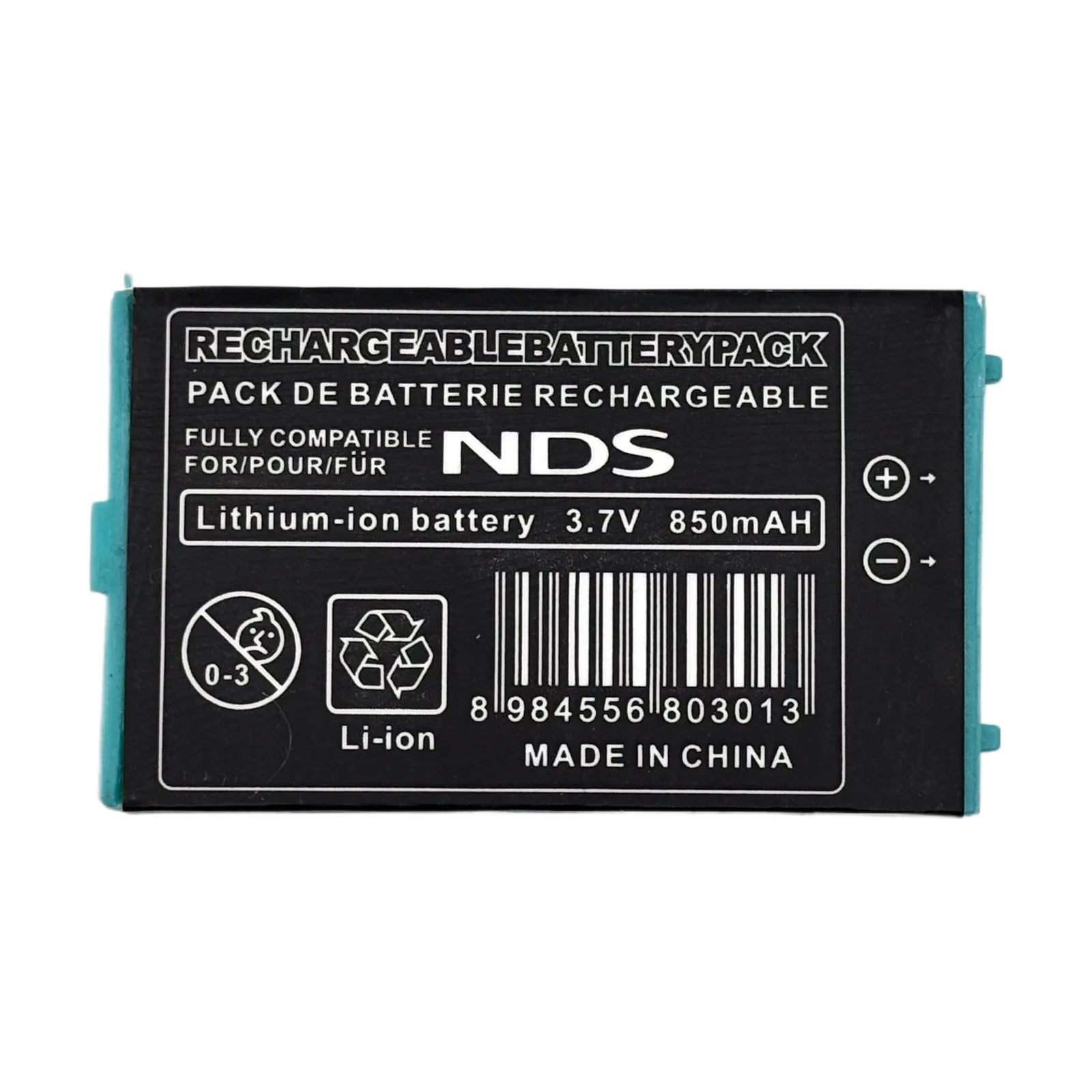 Rechargeable 850mAh Battery for Nintendo DS (NTR-003)