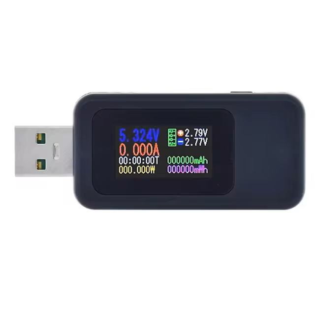 10 in 1 USB Tester DC Digital Voltage and Amp Meter