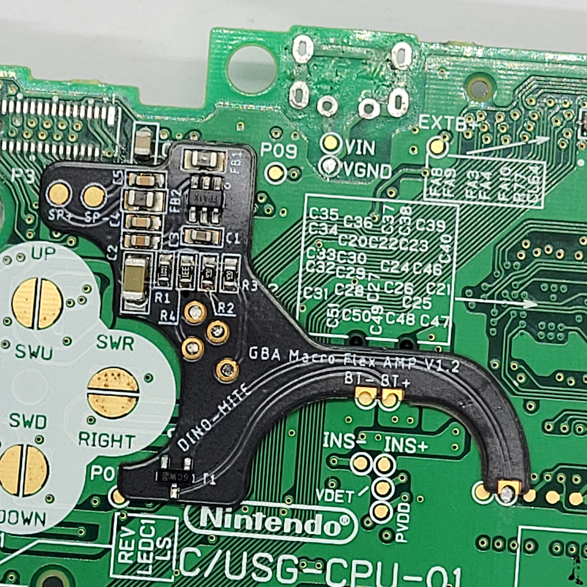 DS Lite Flex Amp for GBA Macro Mod