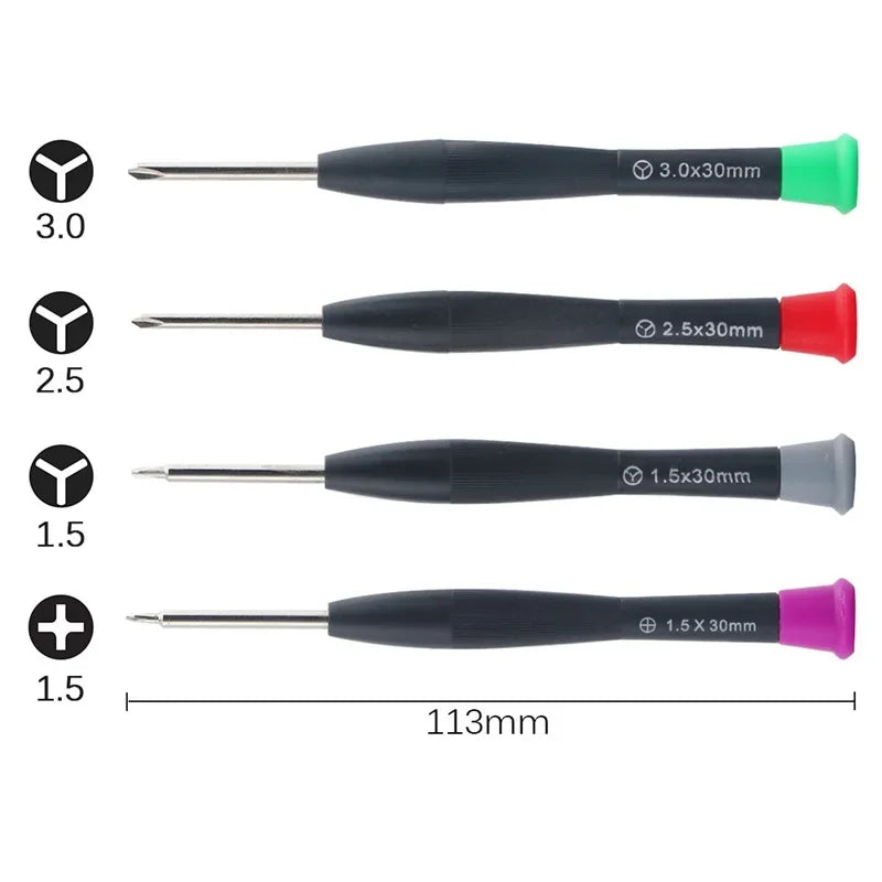 Set of 4 screwdrivers for Nintendo consoles and handhelds