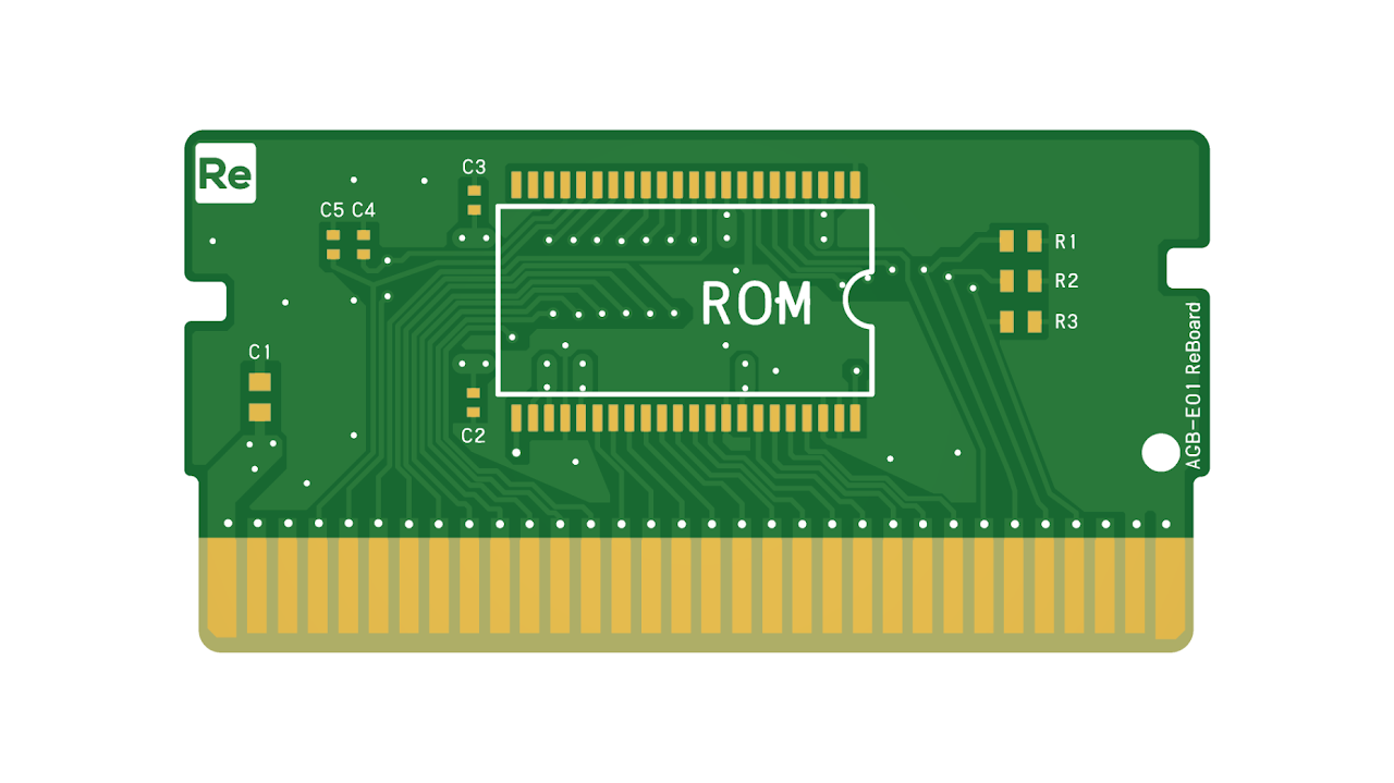 AGB-E01 ReBoard PCB for Game Boy Advance Cartridge