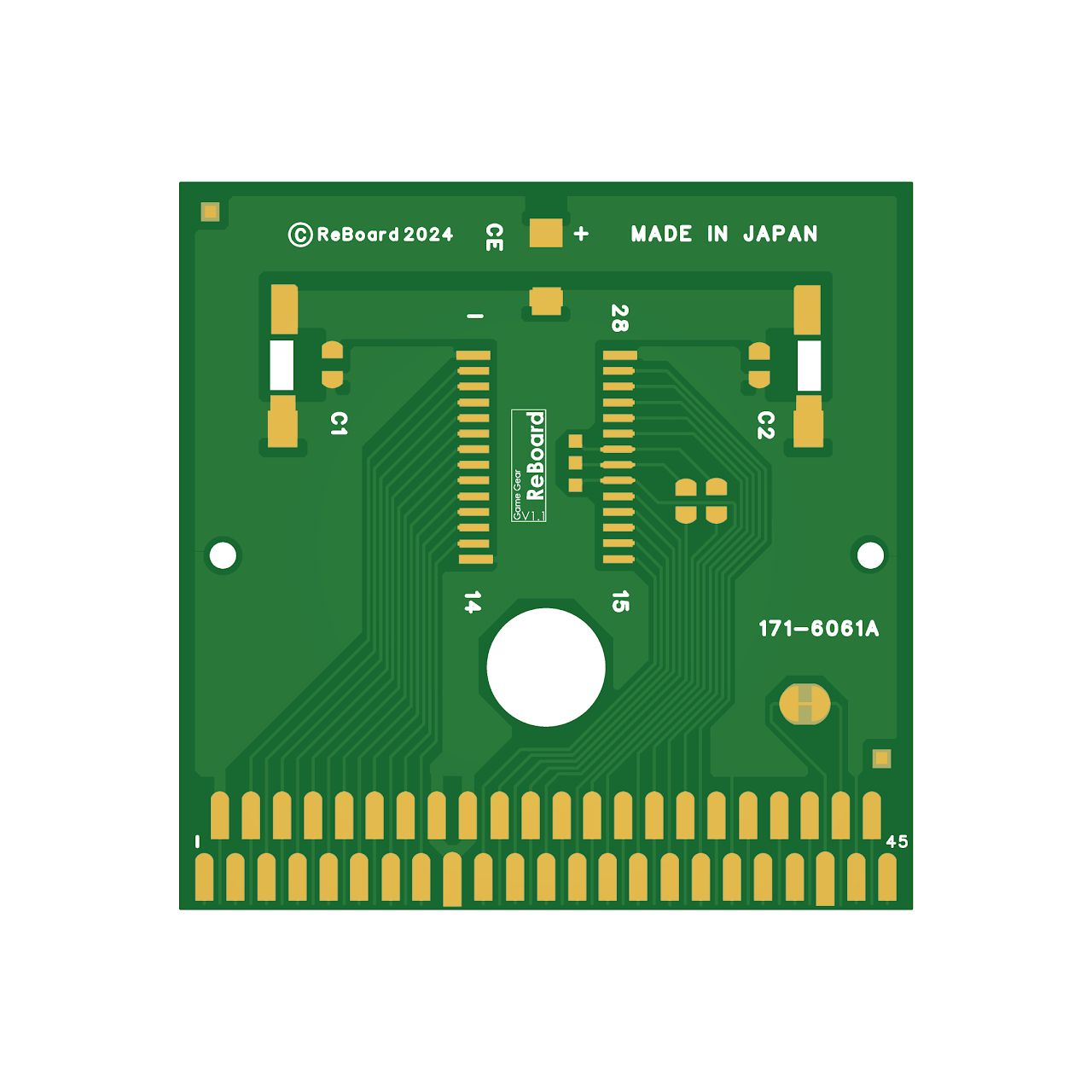 2-in-1 ReBoard PCB for Game Gear