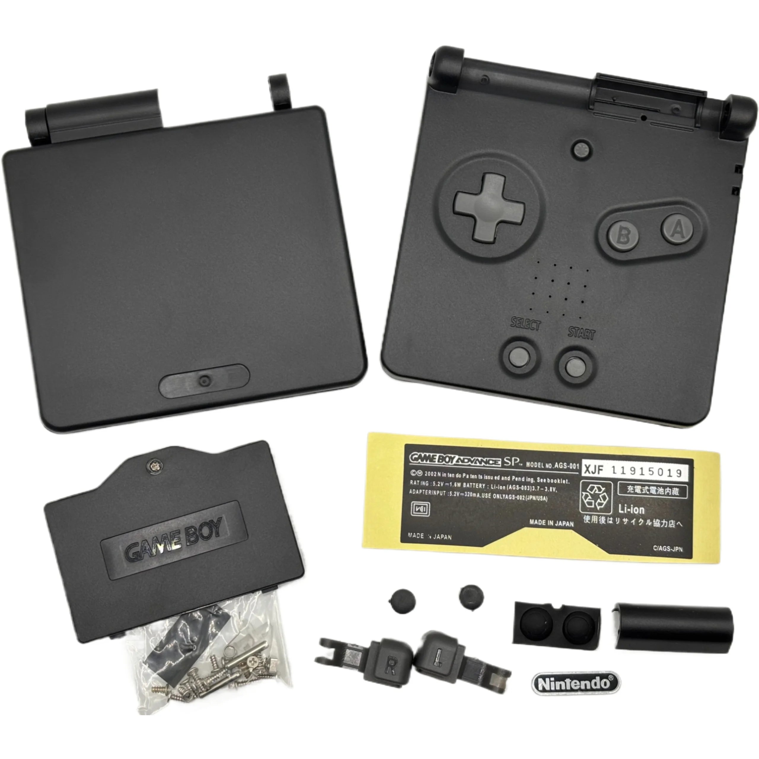 Game Boy Advance SP Replacement Housing Shell