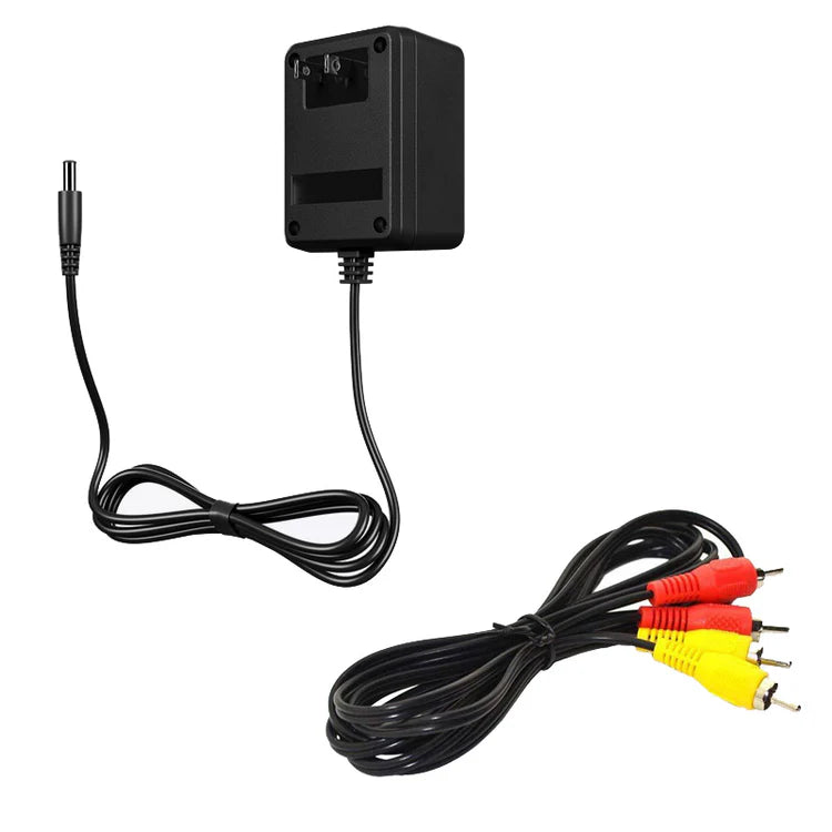 AV Composite Cable and Power Adapter Bundle for NES